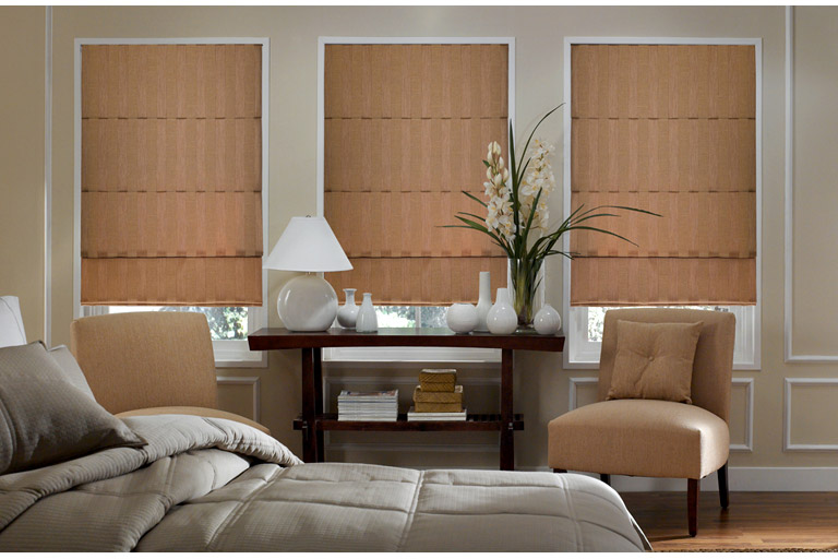 Designer Stripes Roman Shades from Direct Buy Blinds